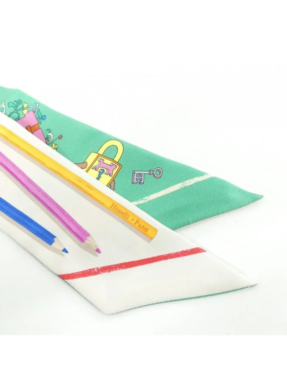 Hermes a Vos Crayons Twilly Scarf